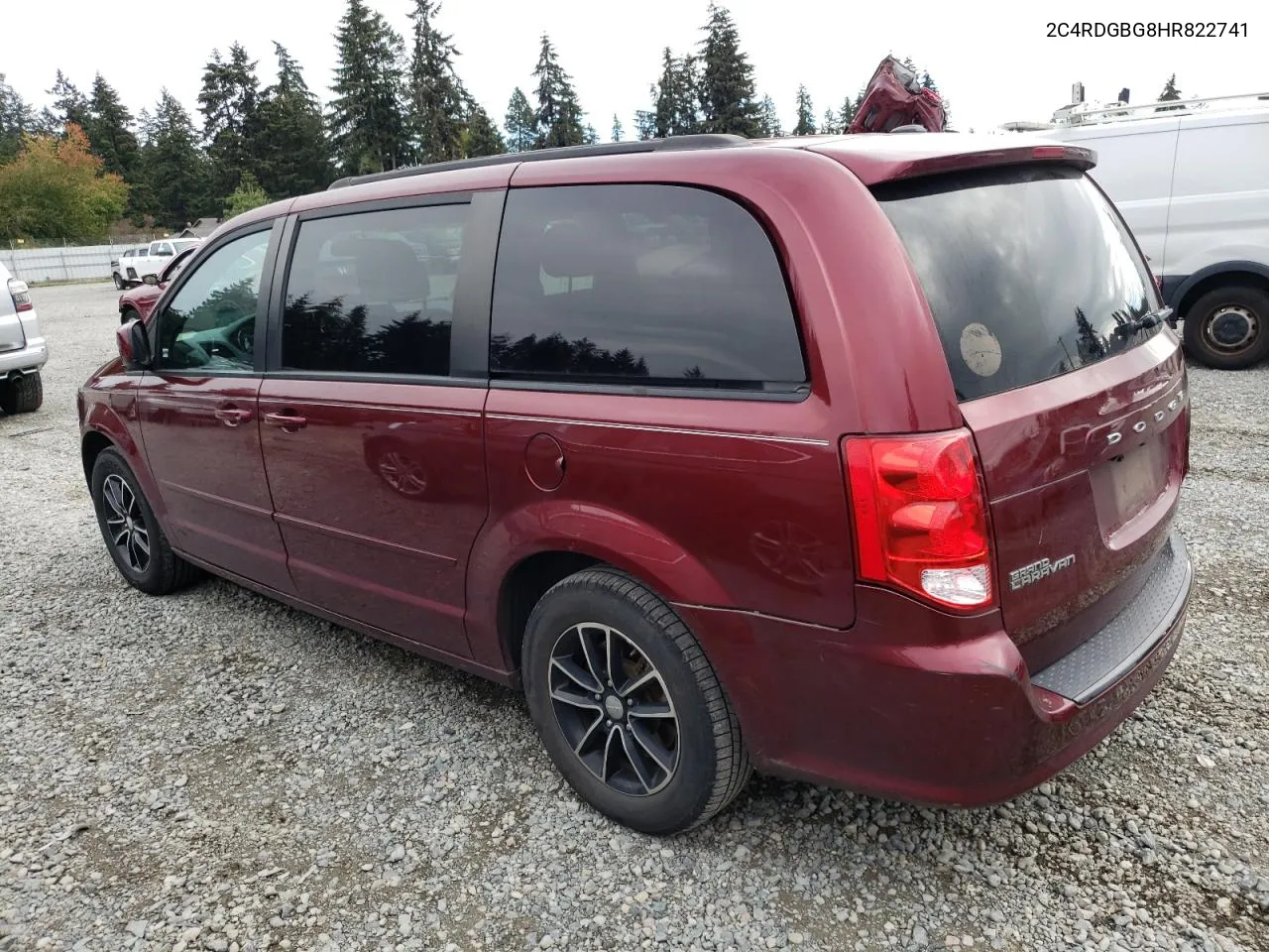 2017 Dodge Grand Caravan Se VIN: 2C4RDGBG8HR822741 Lot: 73356874