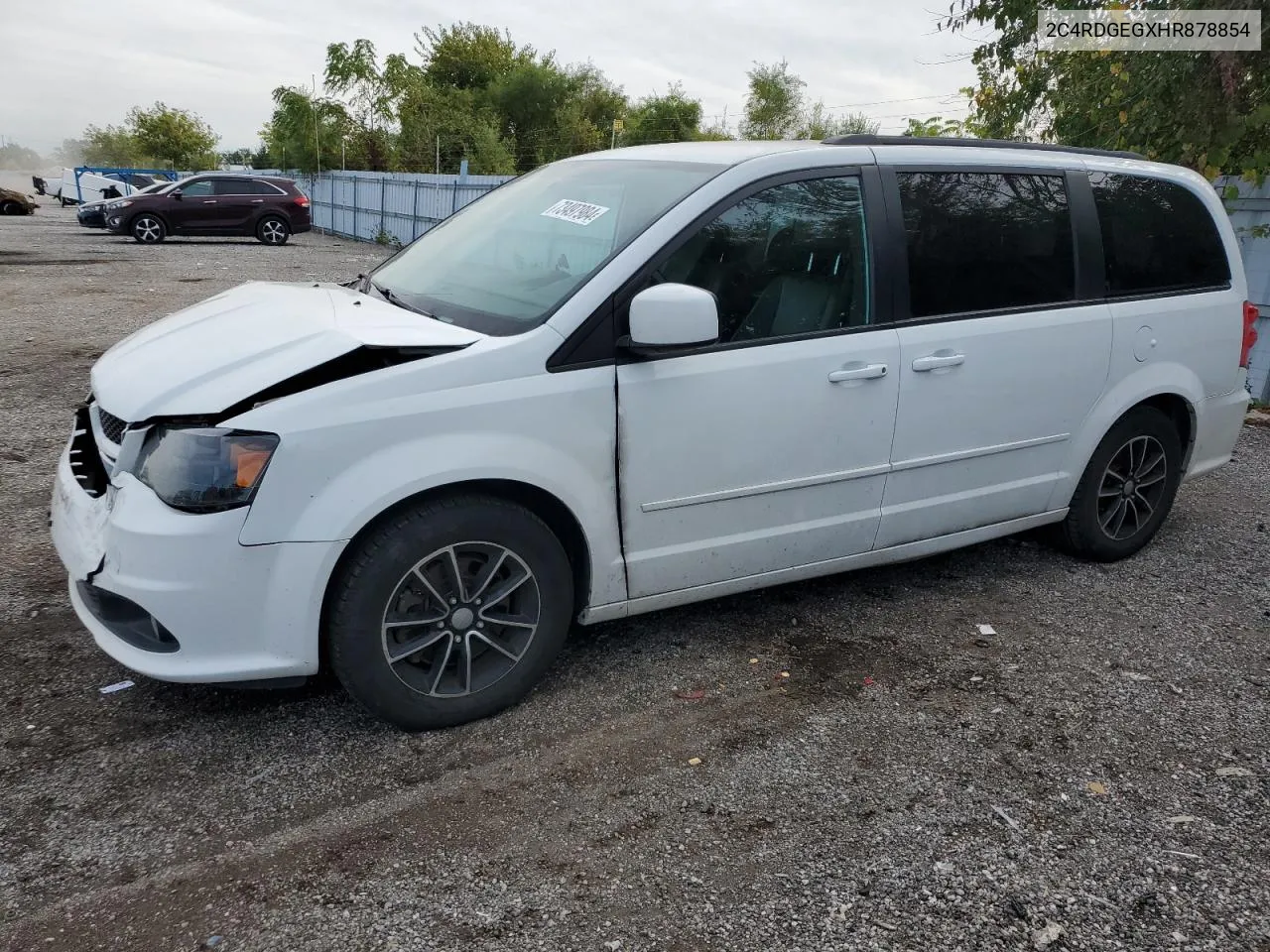 2017 Dodge Grand Caravan Gt VIN: 2C4RDGEGXHR878854 Lot: 73497984