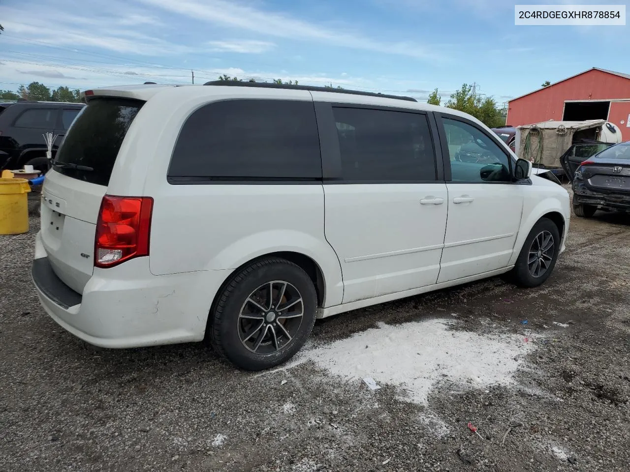 2017 Dodge Grand Caravan Gt VIN: 2C4RDGEGXHR878854 Lot: 73497984