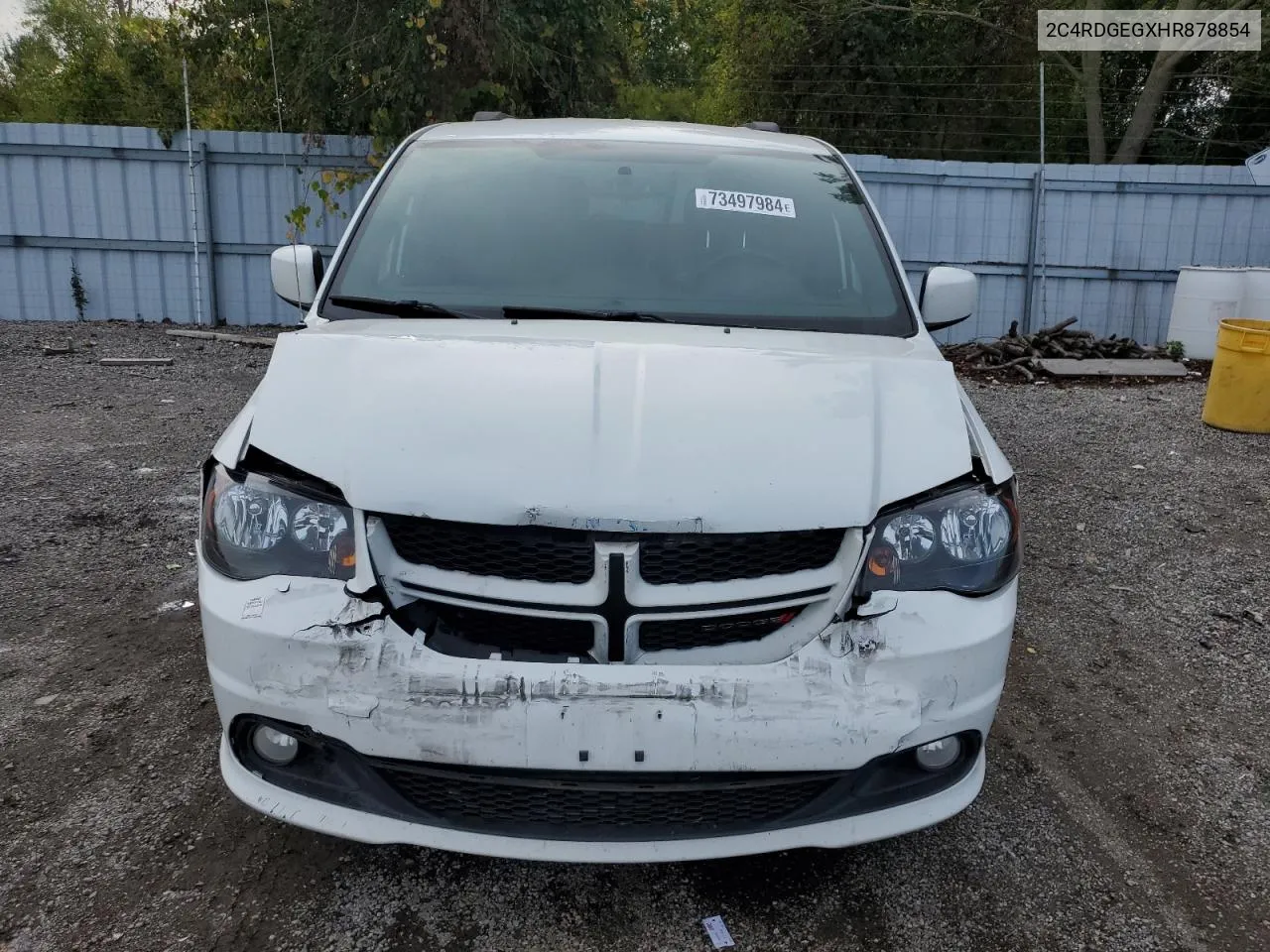 2017 Dodge Grand Caravan Gt VIN: 2C4RDGEGXHR878854 Lot: 73497984