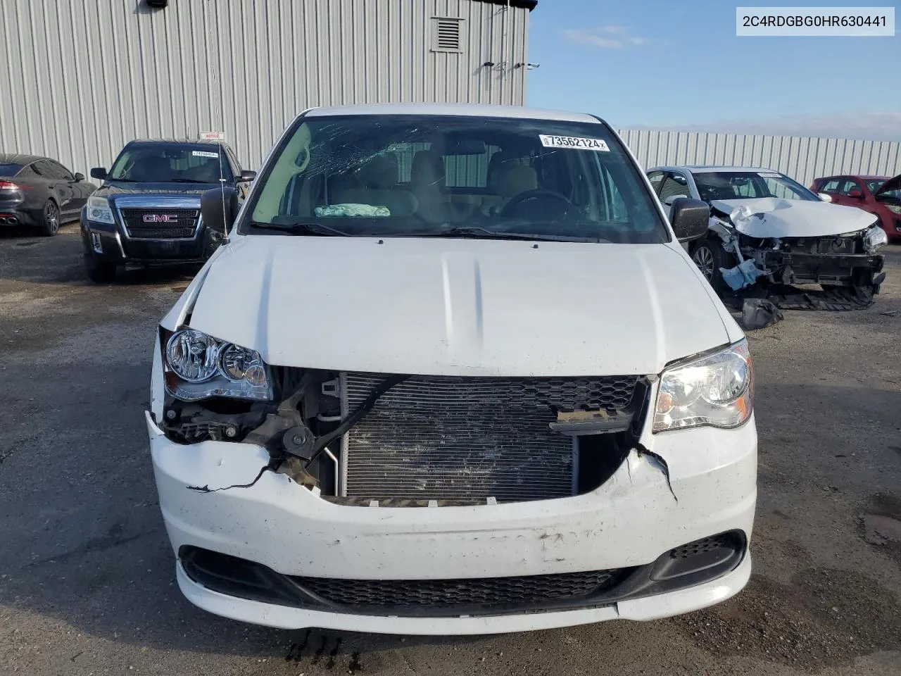 2017 Dodge Grand Caravan Se VIN: 2C4RDGBG0HR630441 Lot: 73562124