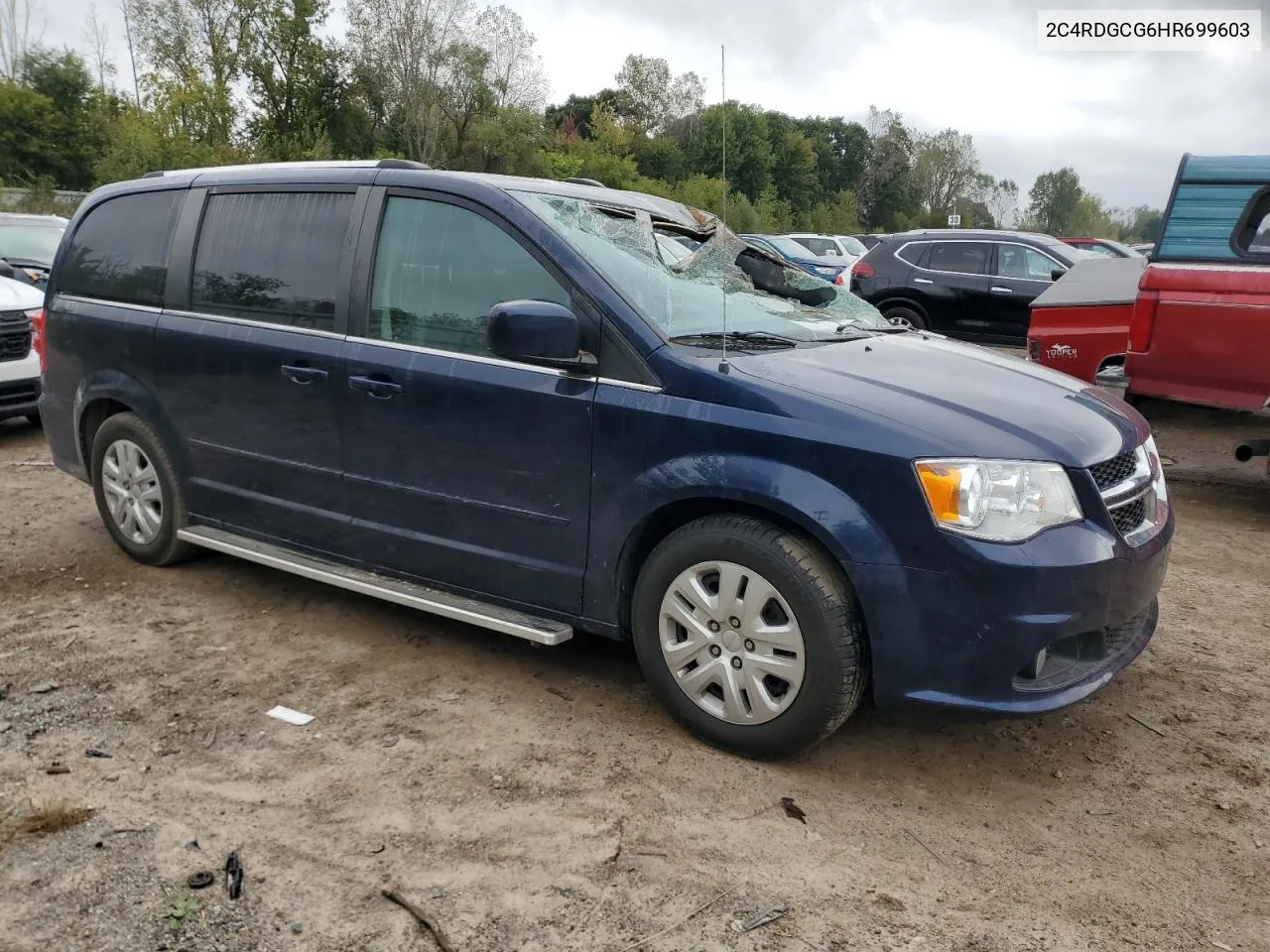 2017 Dodge Grand Caravan Sxt VIN: 2C4RDGCG6HR699603 Lot: 73674254