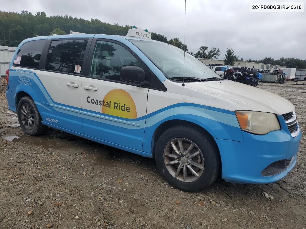 2C4RDGBG5HR646618 2017 Dodge Grand Caravan Se