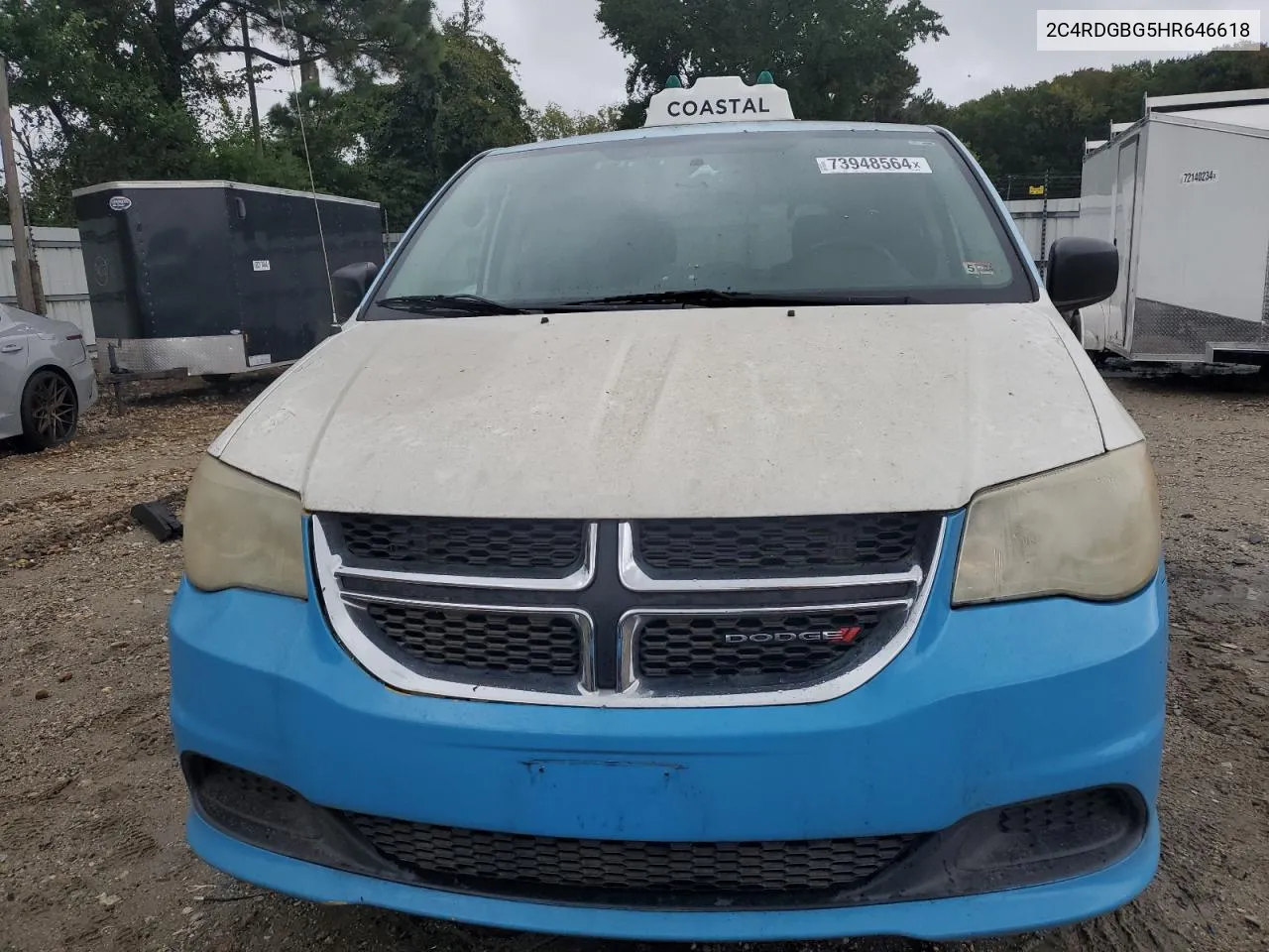 2C4RDGBG5HR646618 2017 Dodge Grand Caravan Se