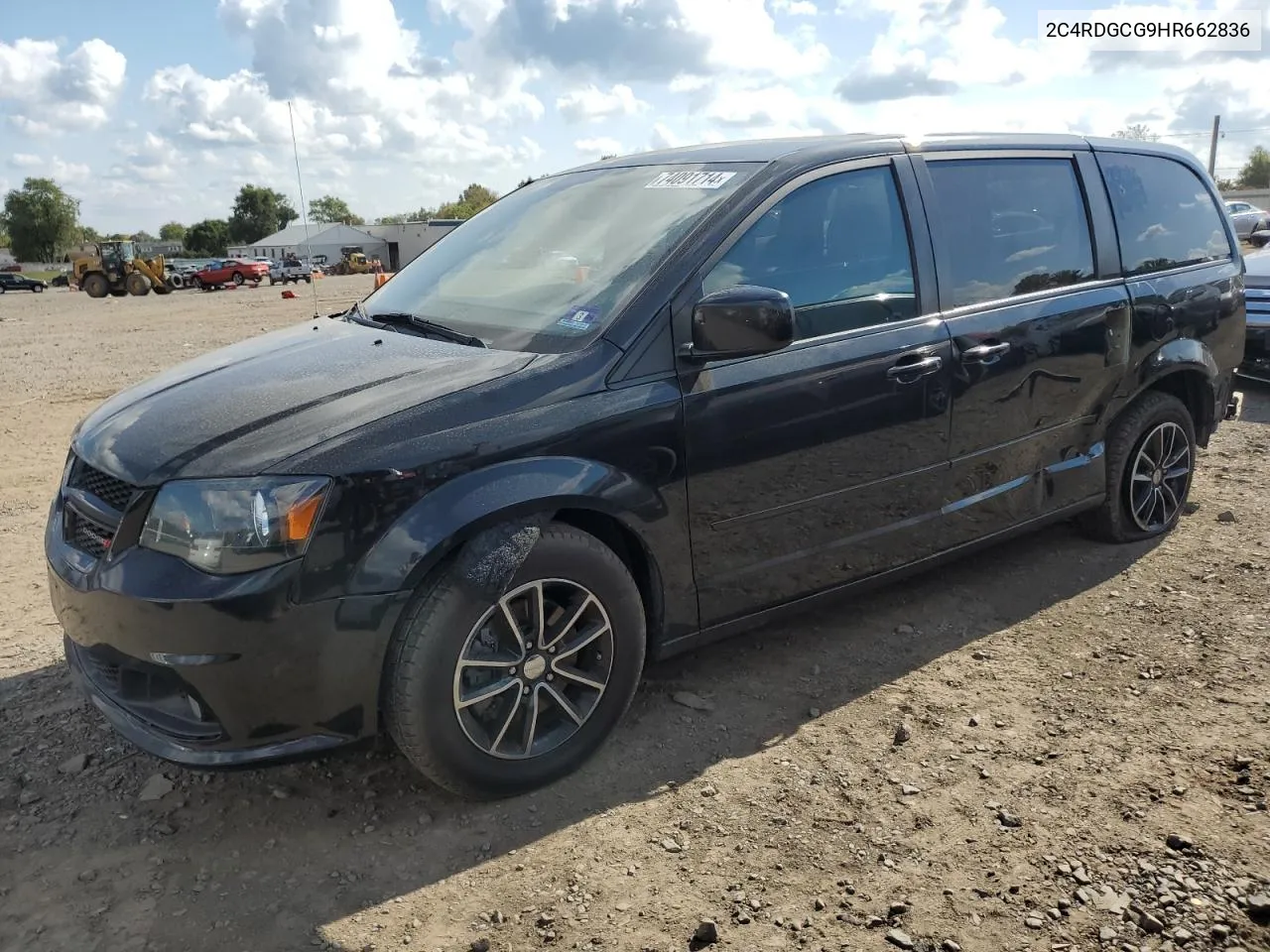 2017 Dodge Grand Caravan Sxt VIN: 2C4RDGCG9HR662836 Lot: 74091714