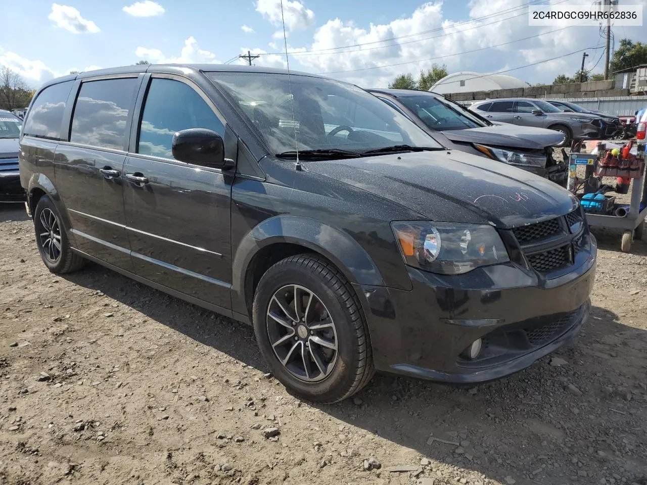 2017 Dodge Grand Caravan Sxt VIN: 2C4RDGCG9HR662836 Lot: 74091714