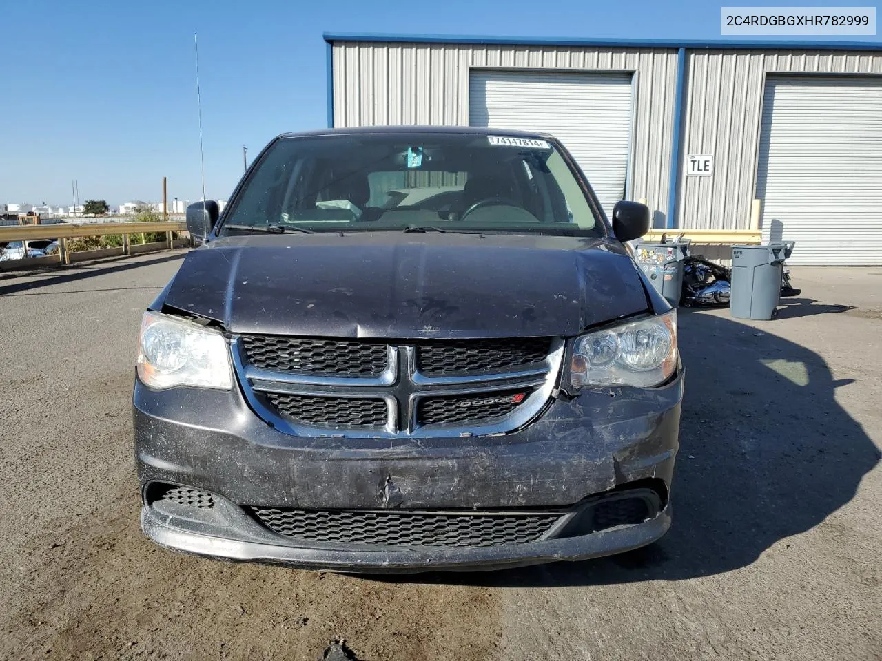 2017 Dodge Grand Caravan Se VIN: 2C4RDGBGXHR782999 Lot: 74147814