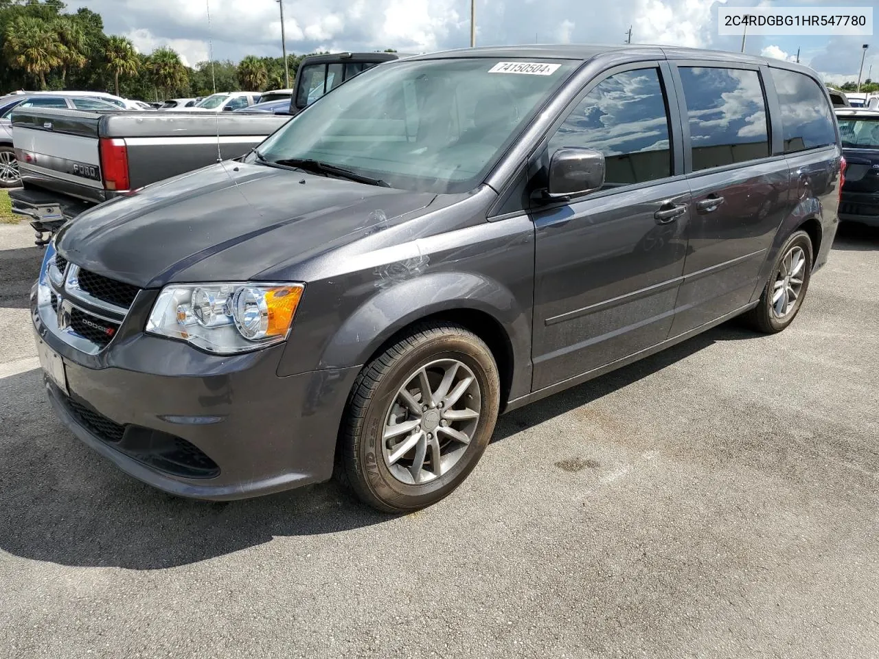 2017 Dodge Grand Caravan Se VIN: 2C4RDGBG1HR547780 Lot: 74150504