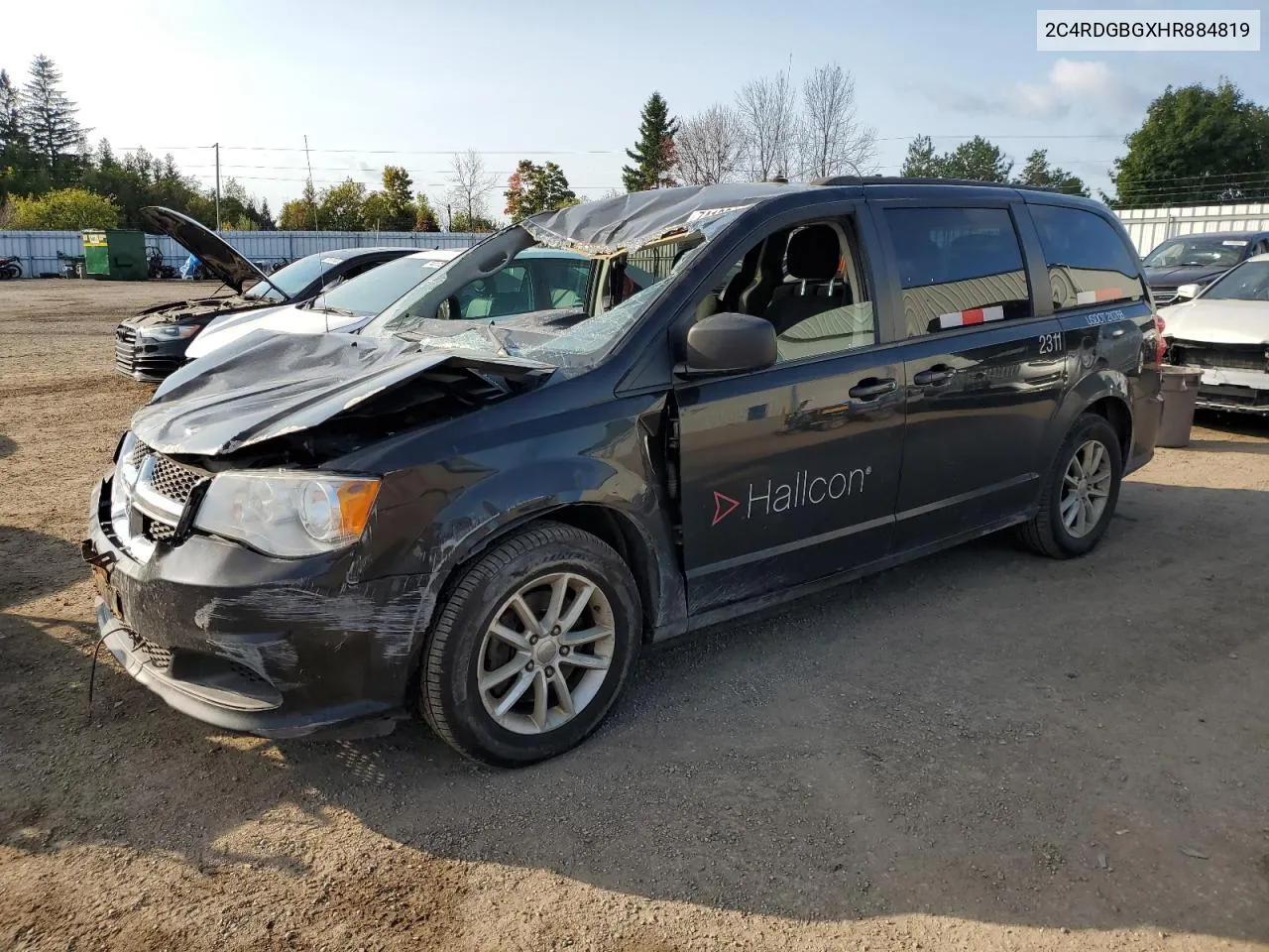 2017 Dodge Grand Caravan Se VIN: 2C4RDGBGXHR884819 Lot: 74183694