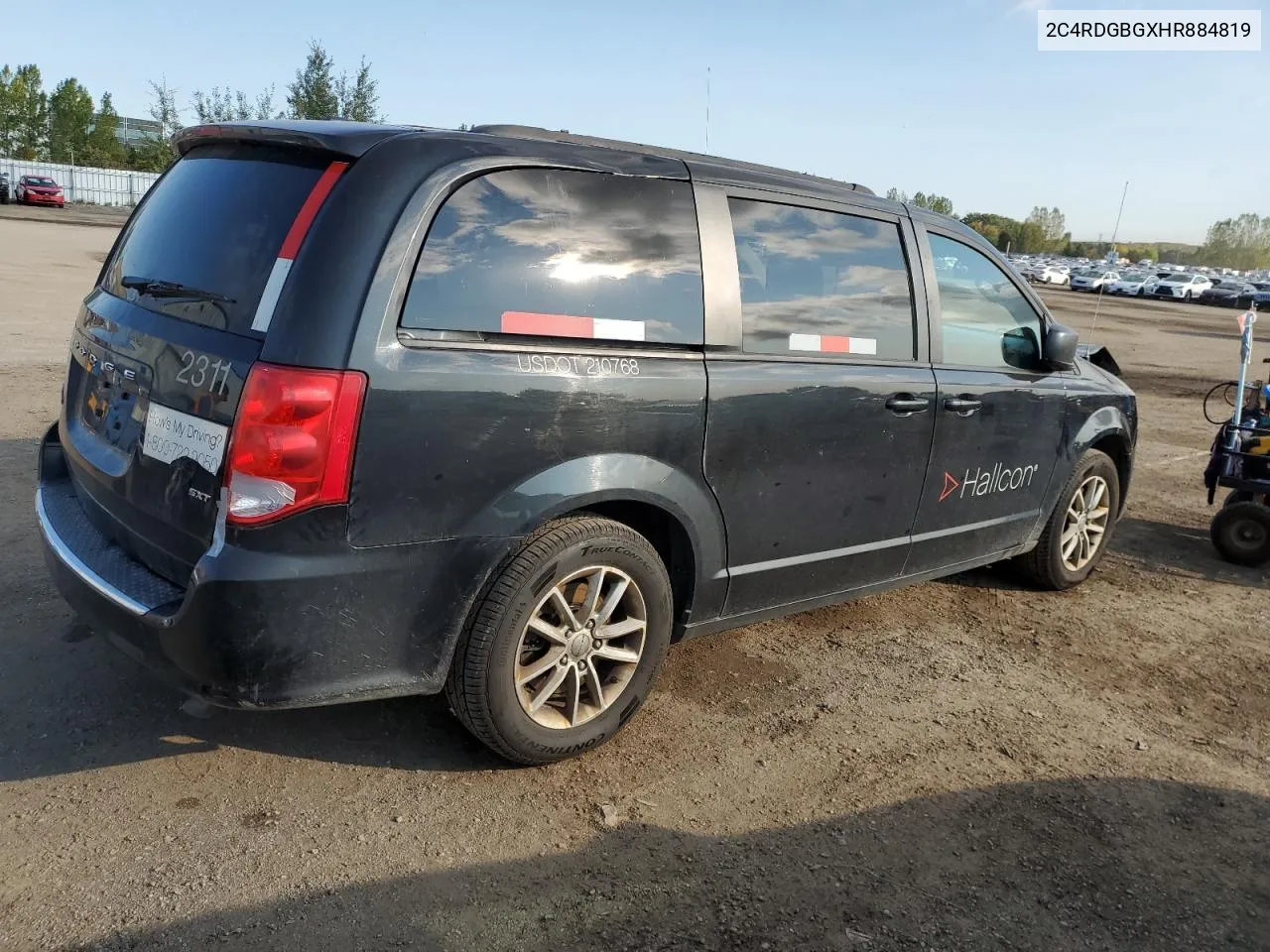 2017 Dodge Grand Caravan Se VIN: 2C4RDGBGXHR884819 Lot: 74183694