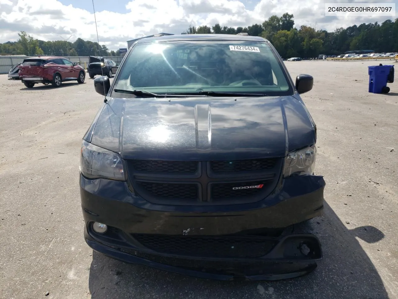 2C4RDGEG0HR697097 2017 Dodge Grand Caravan Gt