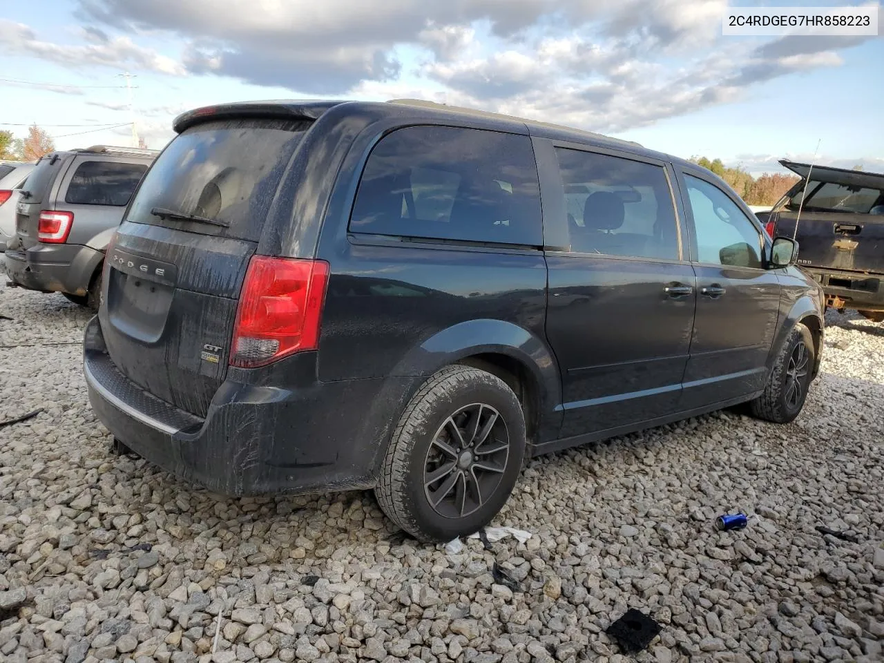 2017 Dodge Grand Caravan Gt VIN: 2C4RDGEG7HR858223 Lot: 74319024