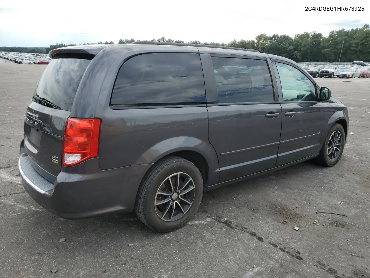 2017 Dodge Grand Caravan Gt VIN: 2C4RDGEG1HR673925 Lot: 74622524