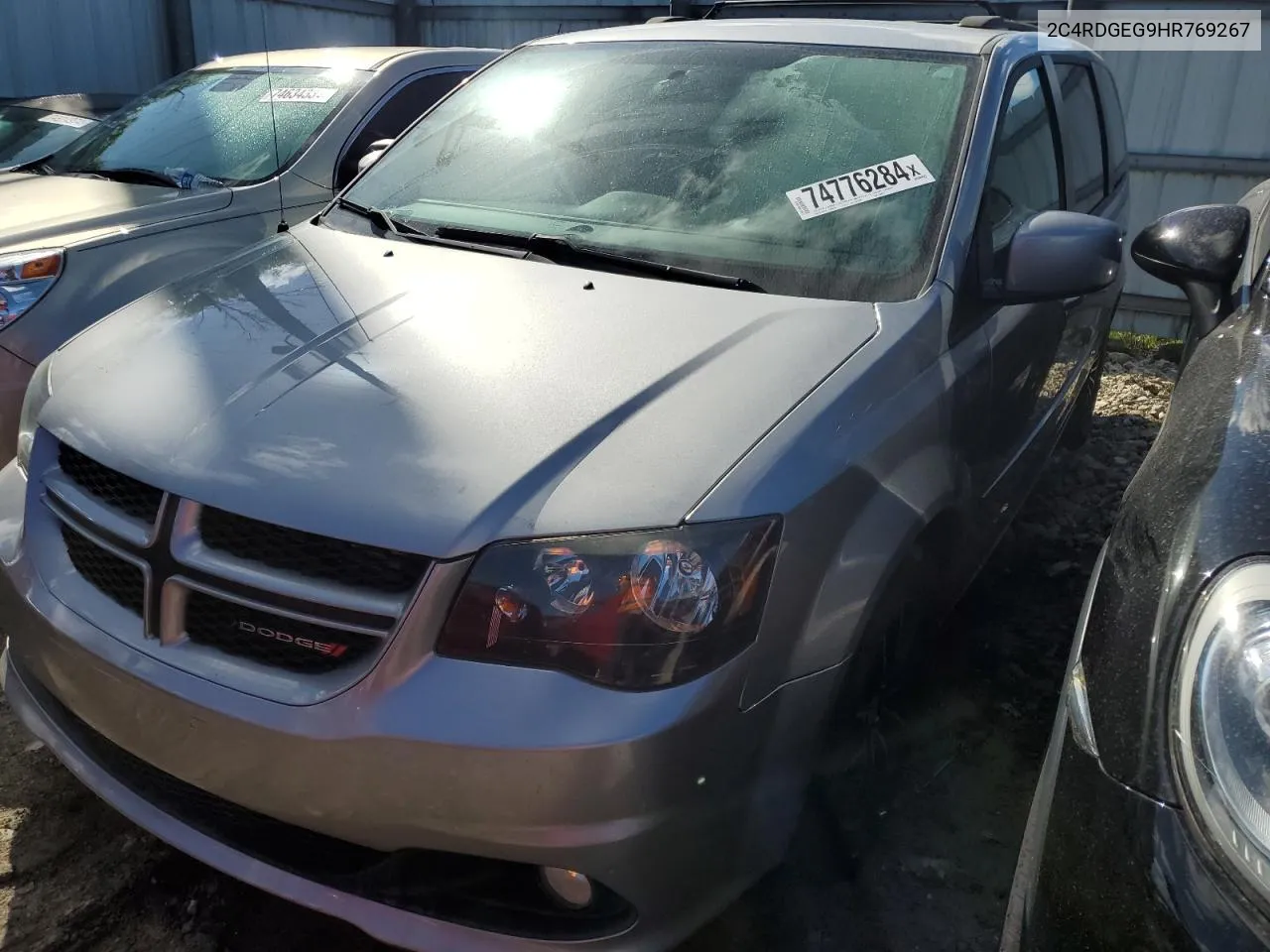 2017 Dodge Grand Caravan Gt VIN: 2C4RDGEG9HR769267 Lot: 74776284