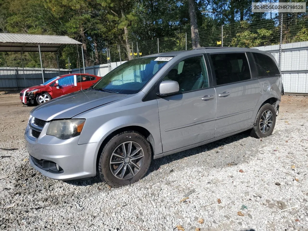 2017 Dodge Grand Caravan Gt VIN: 2C4RDGEG2HR798528 Lot: 74827994