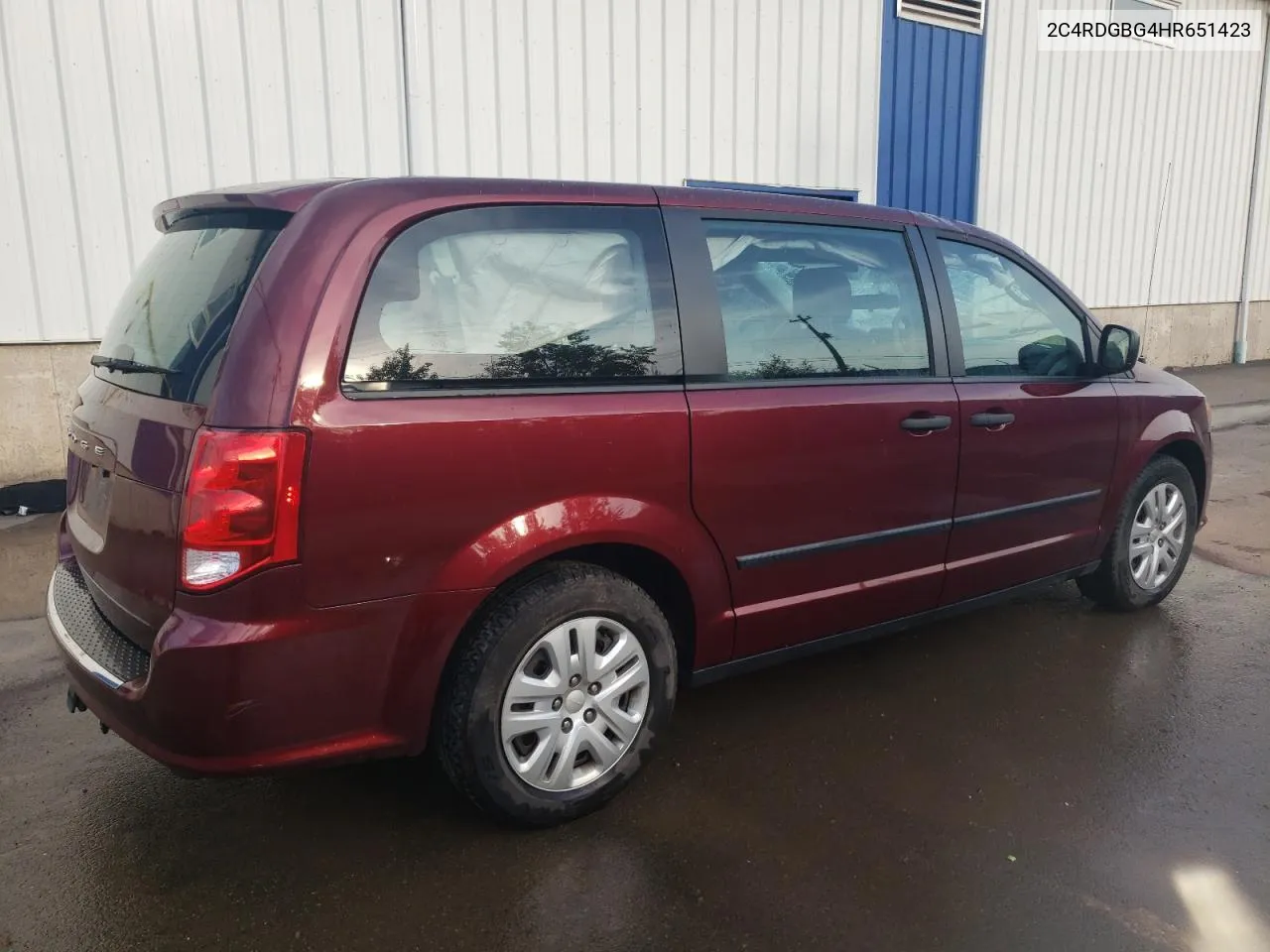 2017 Dodge Grand Caravan Se VIN: 2C4RDGBG4HR651423 Lot: 74901374