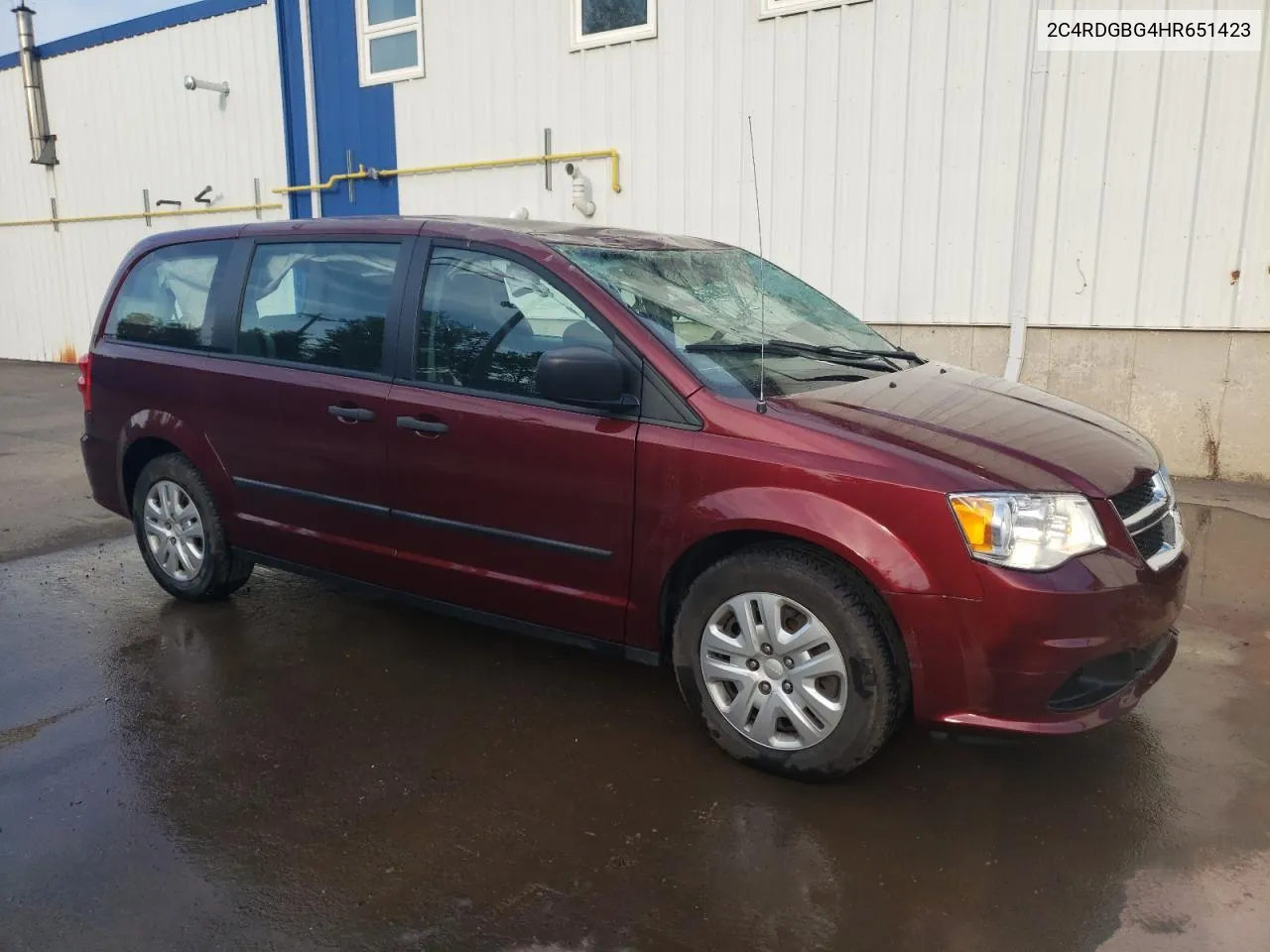 2017 Dodge Grand Caravan Se VIN: 2C4RDGBG4HR651423 Lot: 74901374