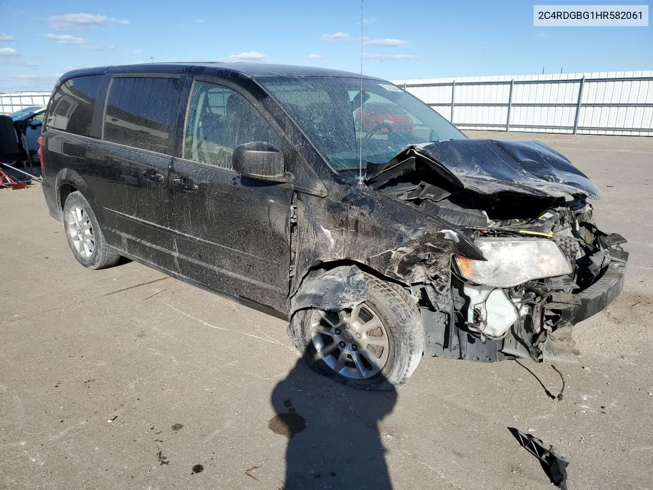 2017 Dodge Grand Caravan Se VIN: 2C4RDGBG1HR582061 Lot: 75214044