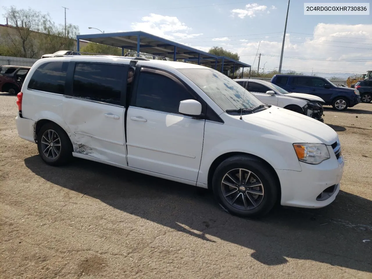 2017 Dodge Grand Caravan Sxt VIN: 2C4RDGCGXHR730836 Lot: 75272314