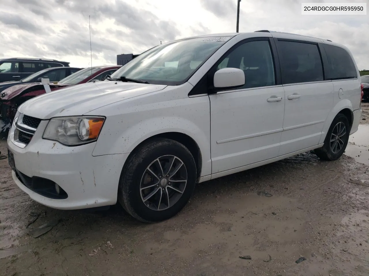 2017 Dodge Grand Caravan Sxt VIN: 2C4RDGCG0HR595950 Lot: 75304804