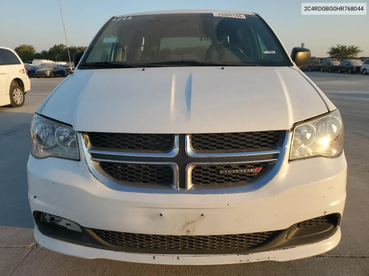 2017 Dodge Grand Caravan Se VIN: 2C4RDGBG0HR768044 Lot: 75326144