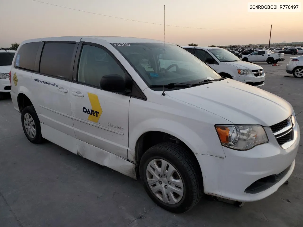 2017 Dodge Grand Caravan Se VIN: 2C4RDGBG0HR776497 Lot: 75335694