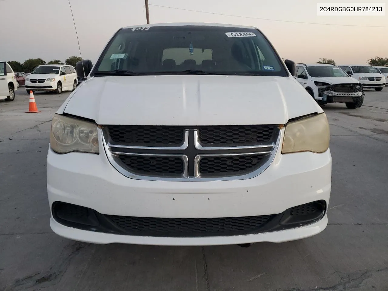 2017 Dodge Grand Caravan Se VIN: 2C4RDGBG0HR784213 Lot: 75338044