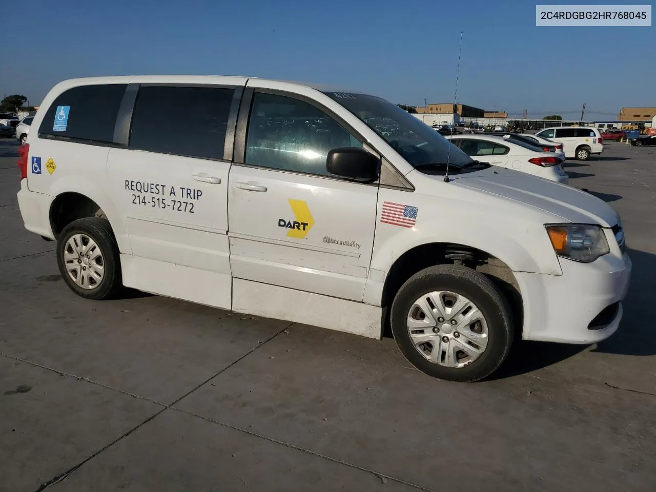 2017 Dodge Grand Caravan Se VIN: 2C4RDGBG2HR768045 Lot: 75341374