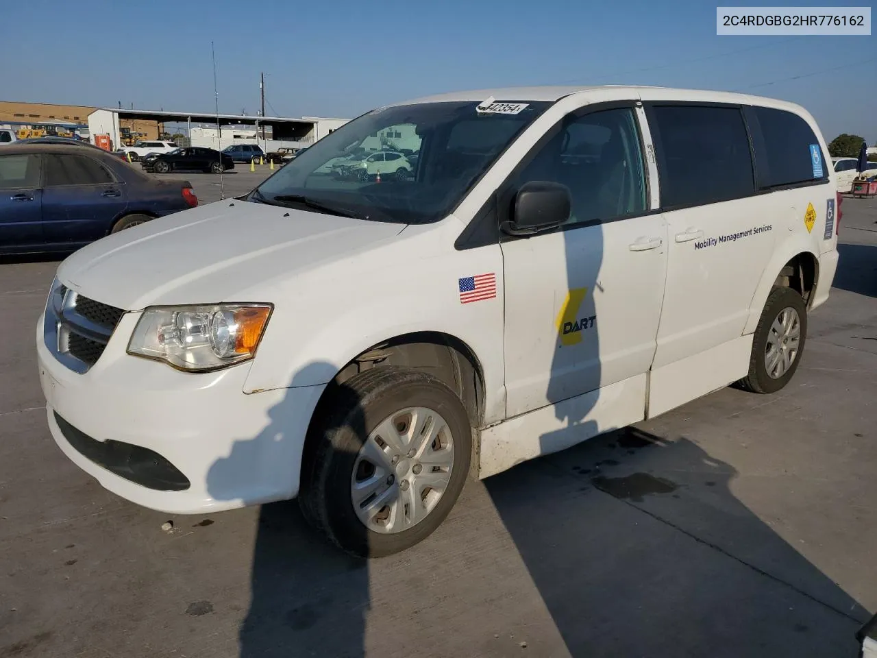 2017 Dodge Grand Caravan Se VIN: 2C4RDGBG2HR776162 Lot: 75342354