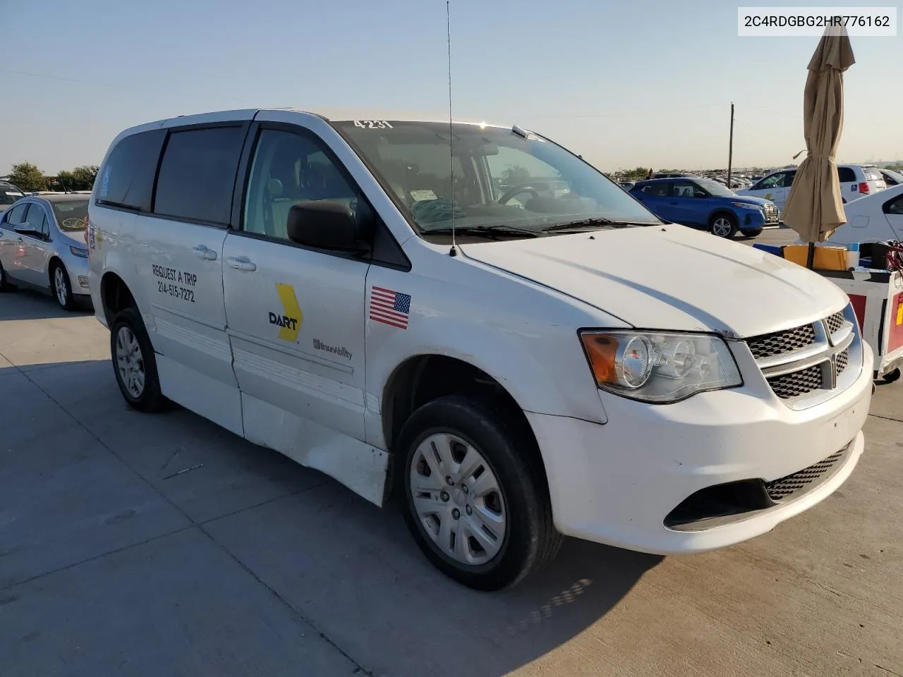 2017 Dodge Grand Caravan Se VIN: 2C4RDGBG2HR776162 Lot: 75342354