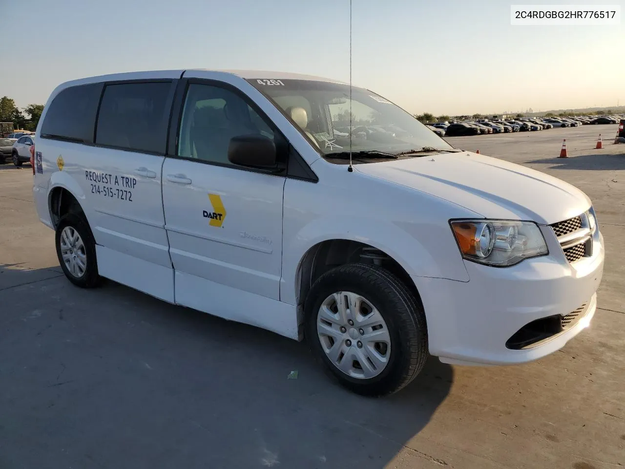 2017 Dodge Grand Caravan Se VIN: 2C4RDGBG2HR776517 Lot: 75343814