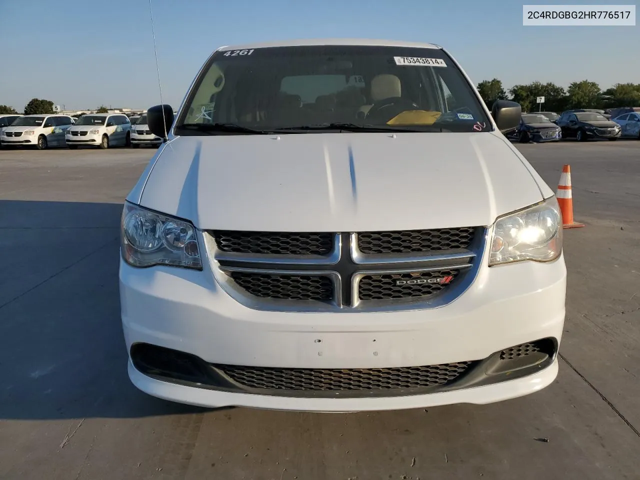 2C4RDGBG2HR776517 2017 Dodge Grand Caravan Se