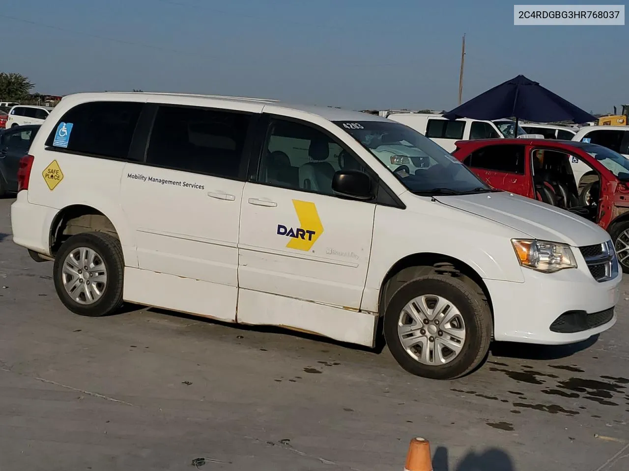 2017 Dodge Grand Caravan Se VIN: 2C4RDGBG3HR768037 Lot: 75345414