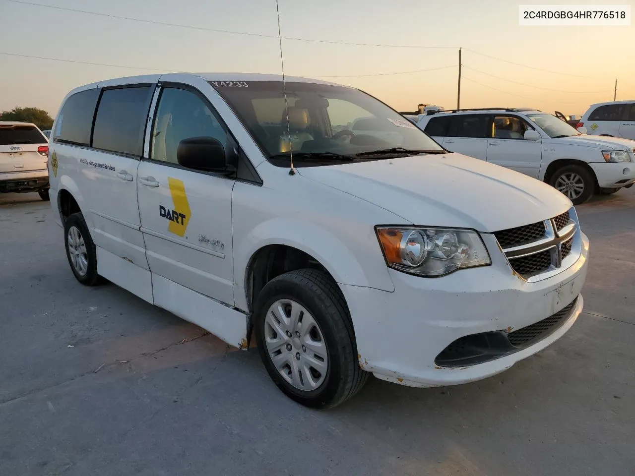 2017 Dodge Grand Caravan Se VIN: 2C4RDGBG4HR776518 Lot: 75349594