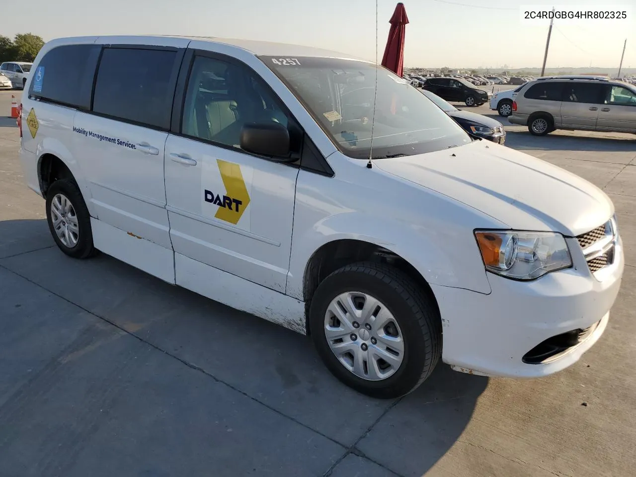 2017 Dodge Grand Caravan Se VIN: 2C4RDGBG4HR802325 Lot: 75350074