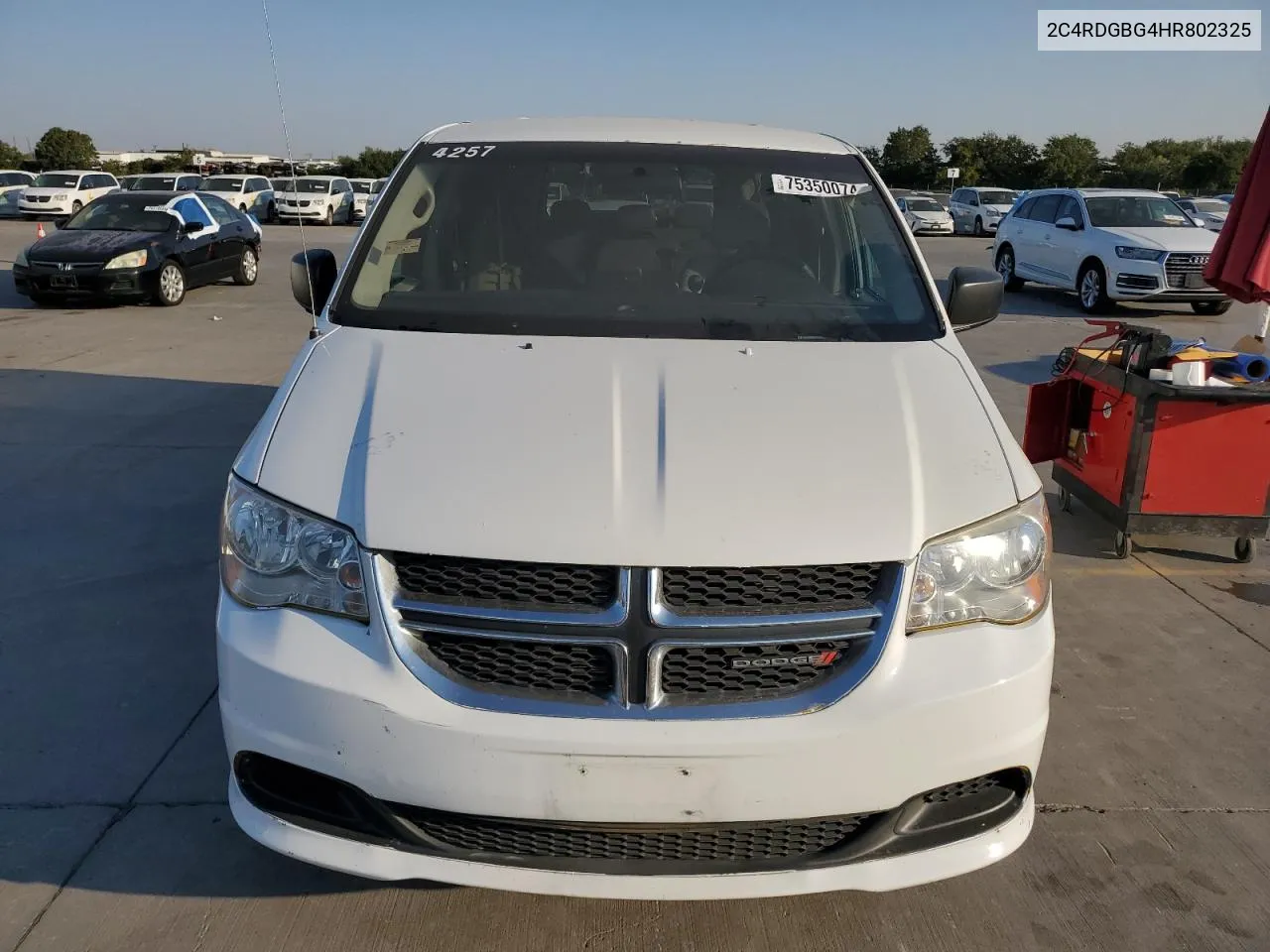 2017 Dodge Grand Caravan Se VIN: 2C4RDGBG4HR802325 Lot: 75350074