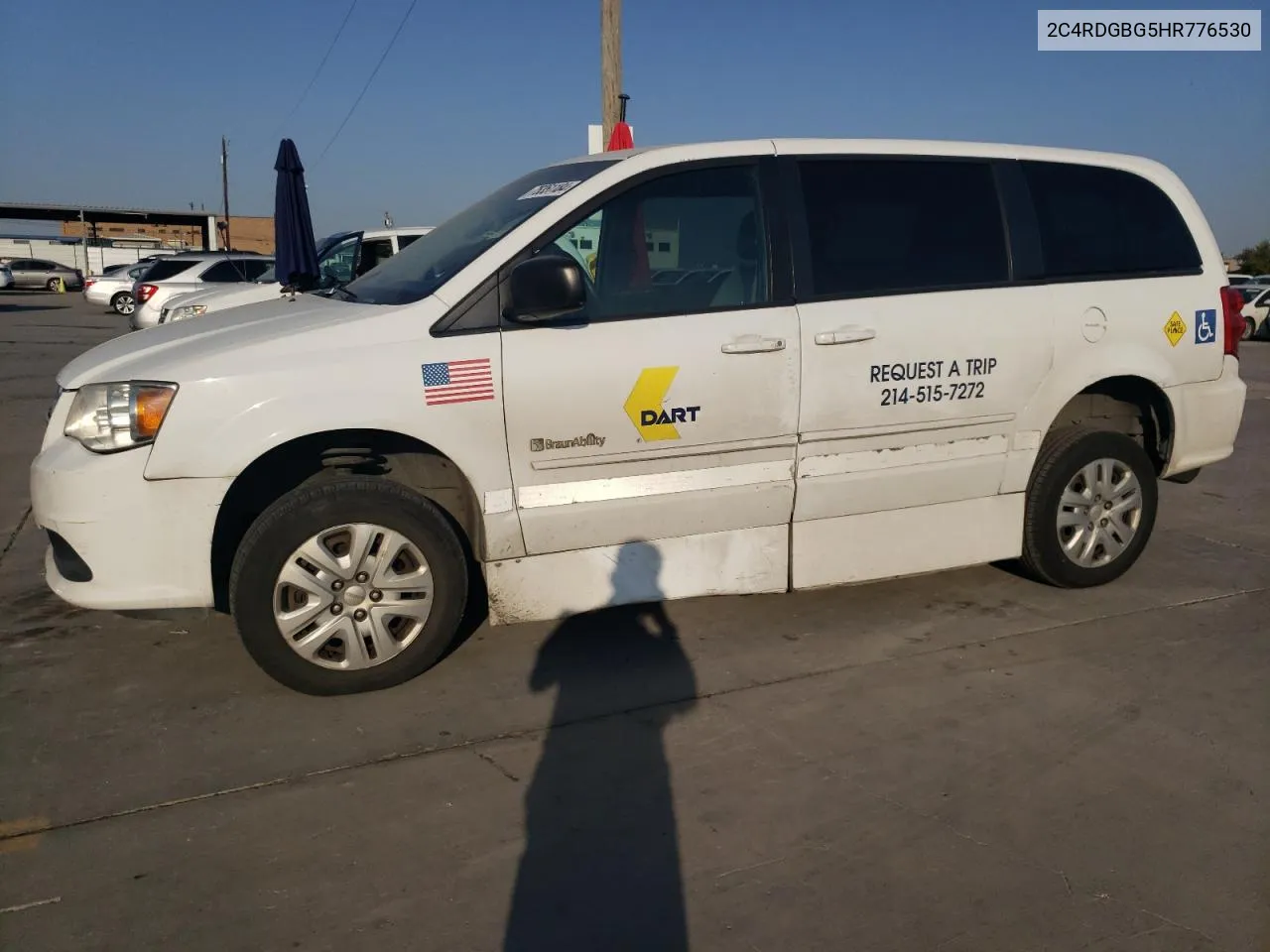 2017 Dodge Grand Caravan Se VIN: 2C4RDGBG5HR776530 Lot: 75351184