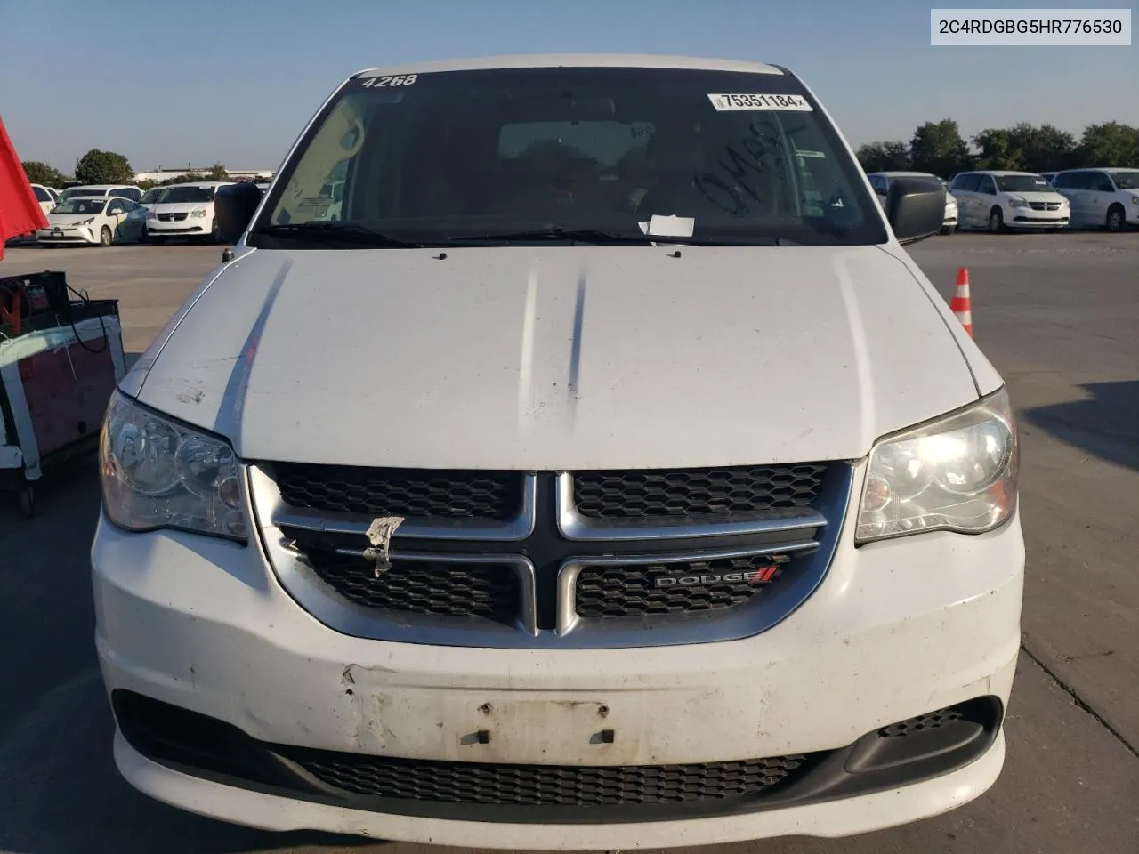 2017 Dodge Grand Caravan Se VIN: 2C4RDGBG5HR776530 Lot: 75351184