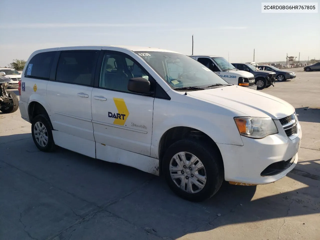 2017 Dodge Grand Caravan Se VIN: 2C4RDGBG6HR767805 Lot: 75351824