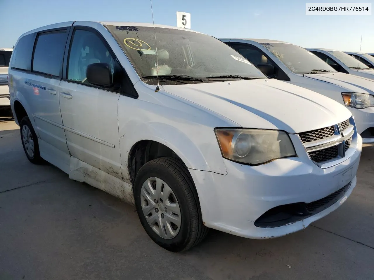 2017 Dodge Grand Caravan Se VIN: 2C4RDGBG7HR776514 Lot: 75352874