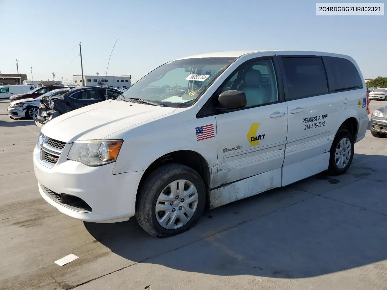 2017 Dodge Grand Caravan Se VIN: 2C4RDGBG7HR802321 Lot: 75353164