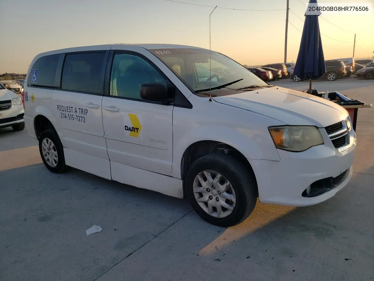 2017 Dodge Grand Caravan Se VIN: 2C4RDGBG8HR776506 Lot: 75354224