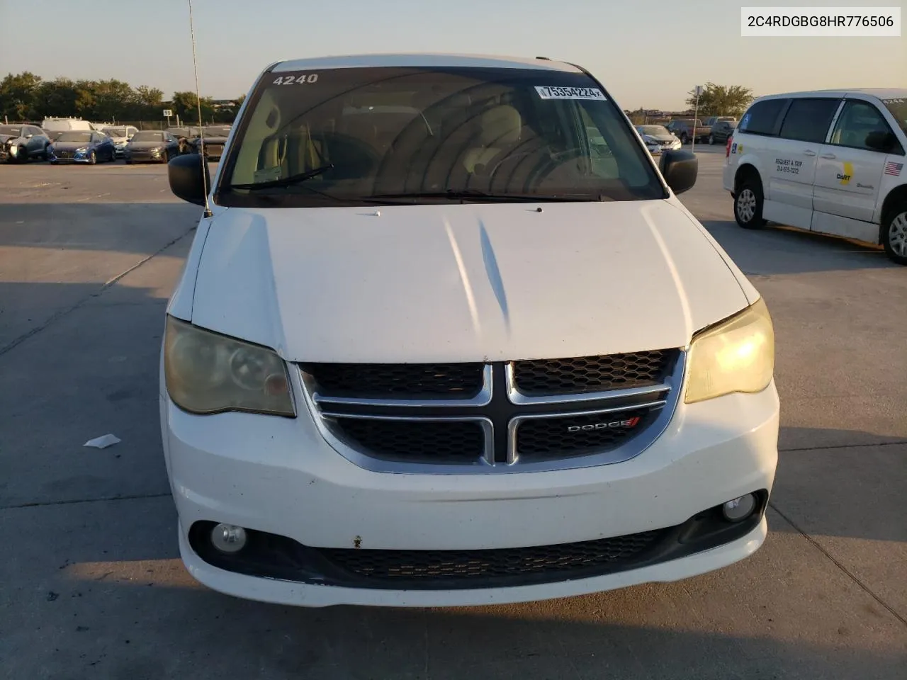 2017 Dodge Grand Caravan Se VIN: 2C4RDGBG8HR776506 Lot: 75354224