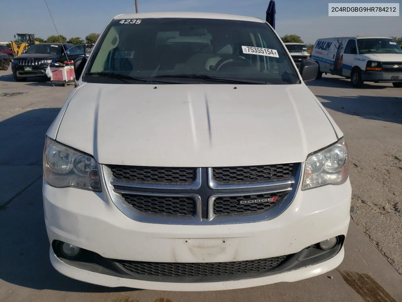 2017 Dodge Grand Caravan Se VIN: 2C4RDGBG9HR784212 Lot: 75355154