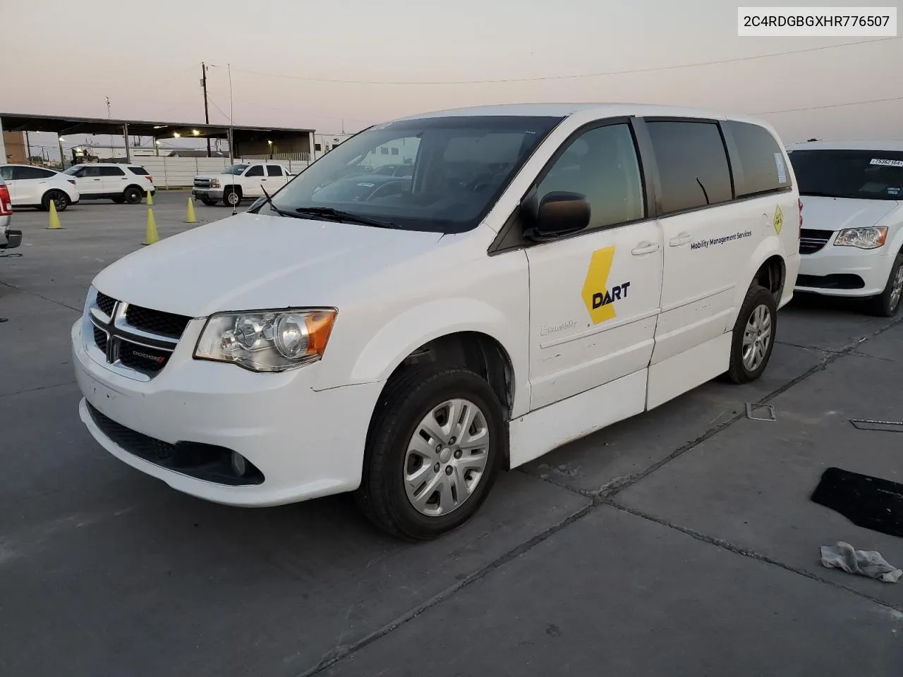 2017 Dodge Grand Caravan Se VIN: 2C4RDGBGXHR776507 Lot: 75356284