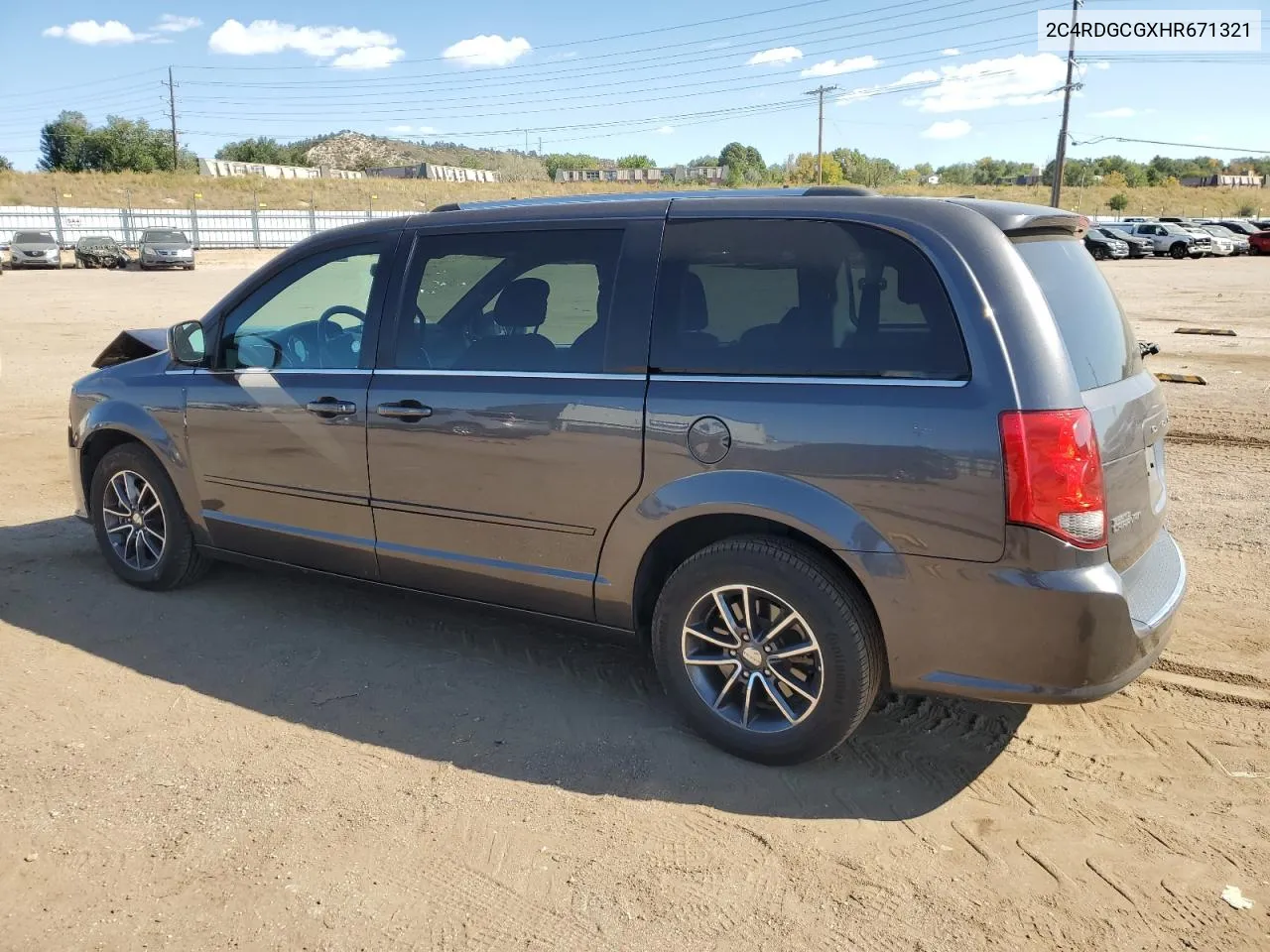 2017 Dodge Grand Caravan Sxt VIN: 2C4RDGCGXHR671321 Lot: 75470744