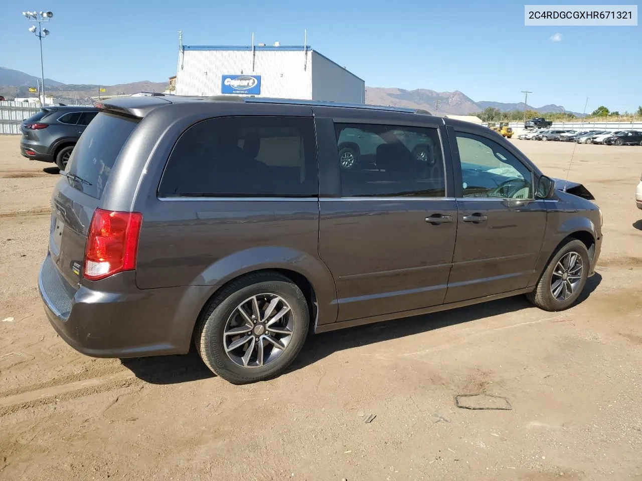 2017 Dodge Grand Caravan Sxt VIN: 2C4RDGCGXHR671321 Lot: 75470744