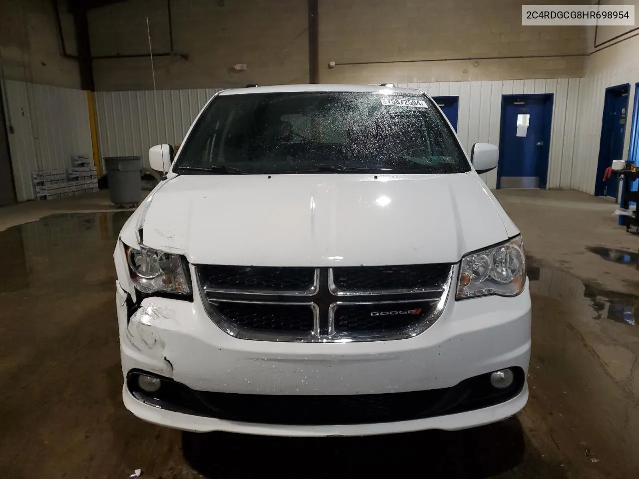 2017 Dodge Grand Caravan Sxt VIN: 2C4RDGCG8HR698954 Lot: 75872594