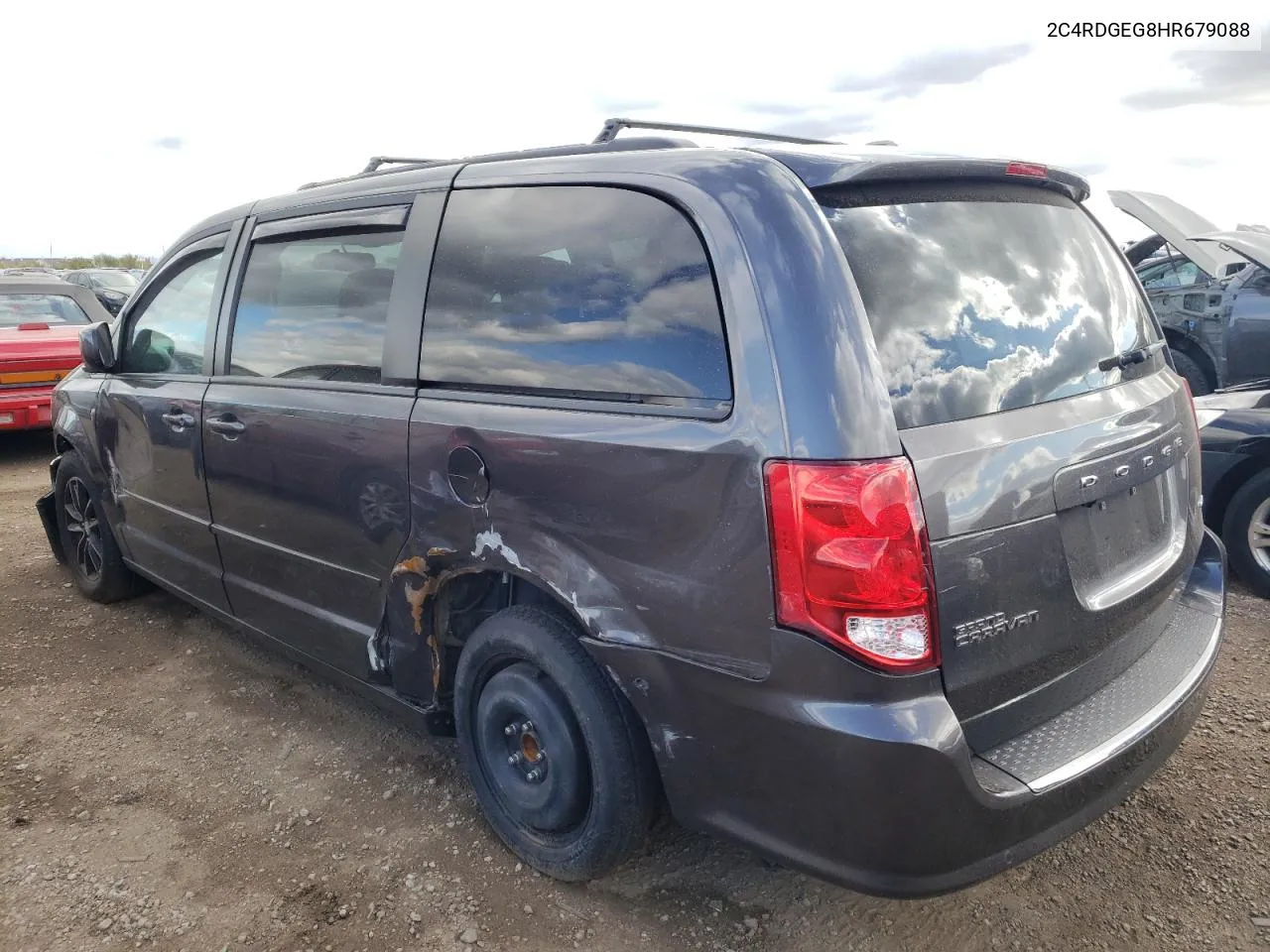 2017 Dodge Grand Caravan Gt VIN: 2C4RDGEG8HR679088 Lot: 76005014