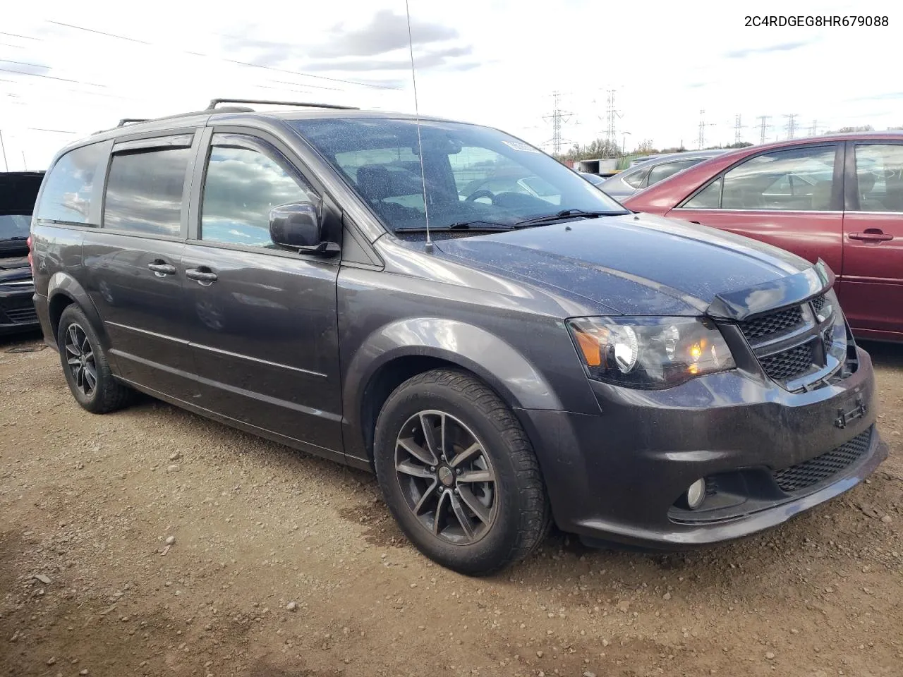 2017 Dodge Grand Caravan Gt VIN: 2C4RDGEG8HR679088 Lot: 76005014